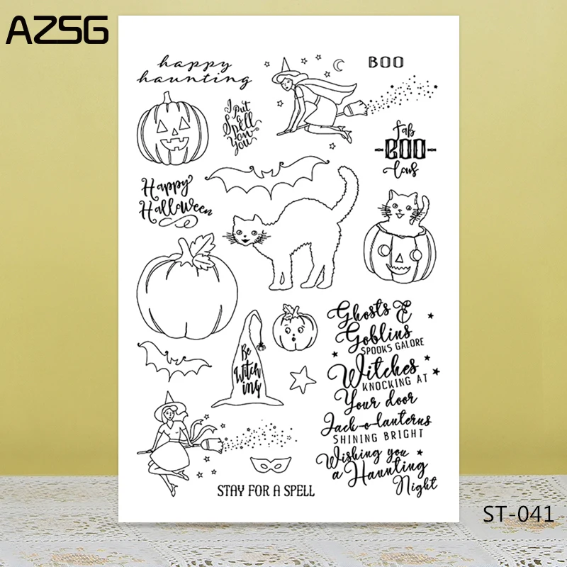 Halloween/cats/Witch Transparent Silicone Clear Stamps/seal for DIY Scrapbooking/Card Making/Photo Album Decoration Supplies
Halloween/cats/Witch Transparent Silicone Clear Stamps/seal for DIY Scrapbooking/Card Making/Photo Album Decoration Supplies
