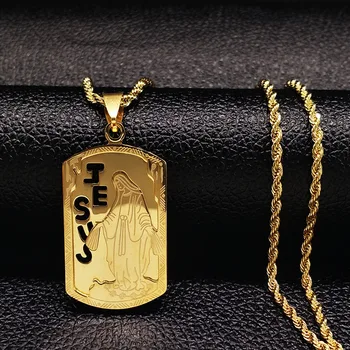 2020 Jesus Stainless Steel Long Necklace Men Jewerly Gold Color Necklaces Pendants Hip Hop Jewelry collares hombre N1210S02
2020 Jesus Stainless Steel Long Necklace Men Jewerly Gold Color Necklaces Pendants Hip Hop Jewelry collares hombre N1210S02