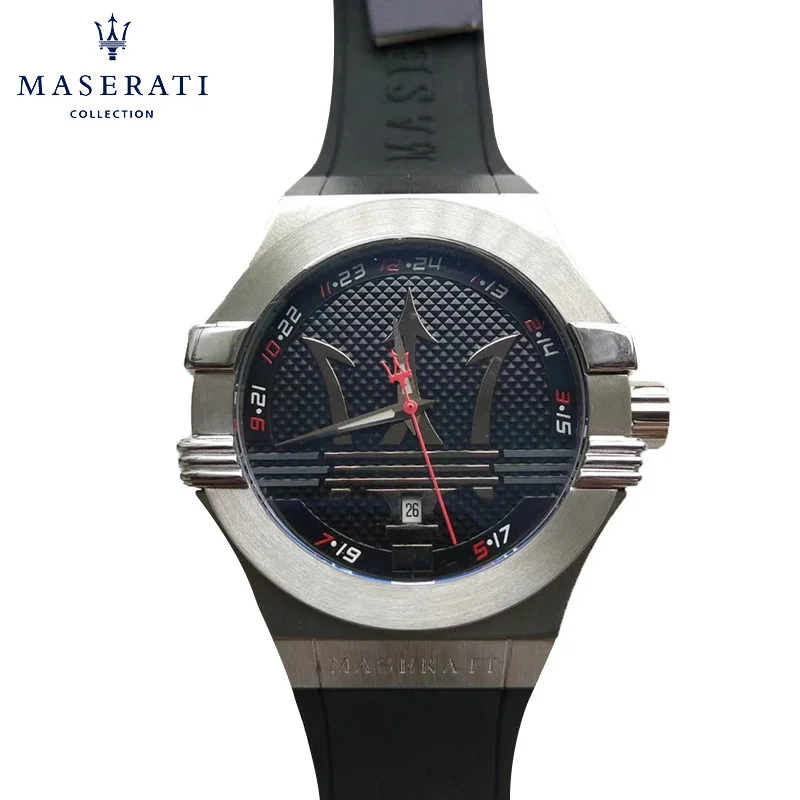 Maserati Casual Quartz Wristwatches 2018 New Fashion Resin Stainless Steel Watches 5Bar Water Resistant Wristwatches R8853123009