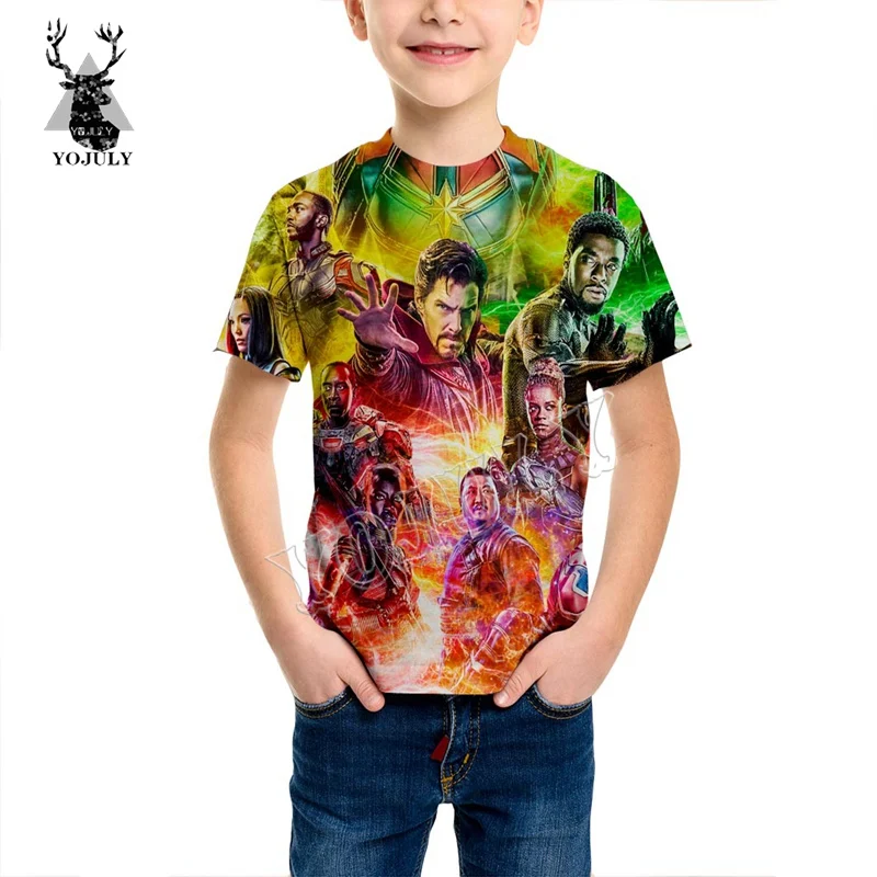 YOJULY 3D Printed Avengers End Game Anime child t shirt Kids Short Sleeve T-shirt Baby Summer Fashion O-neck Casual T shirt KT58 
YOJULY 3D Printed Avengers End Game Anime child t shirt Kids Short Sleeve T-shirt Baby Summer Fashion O-neck Casual T shirt KT58