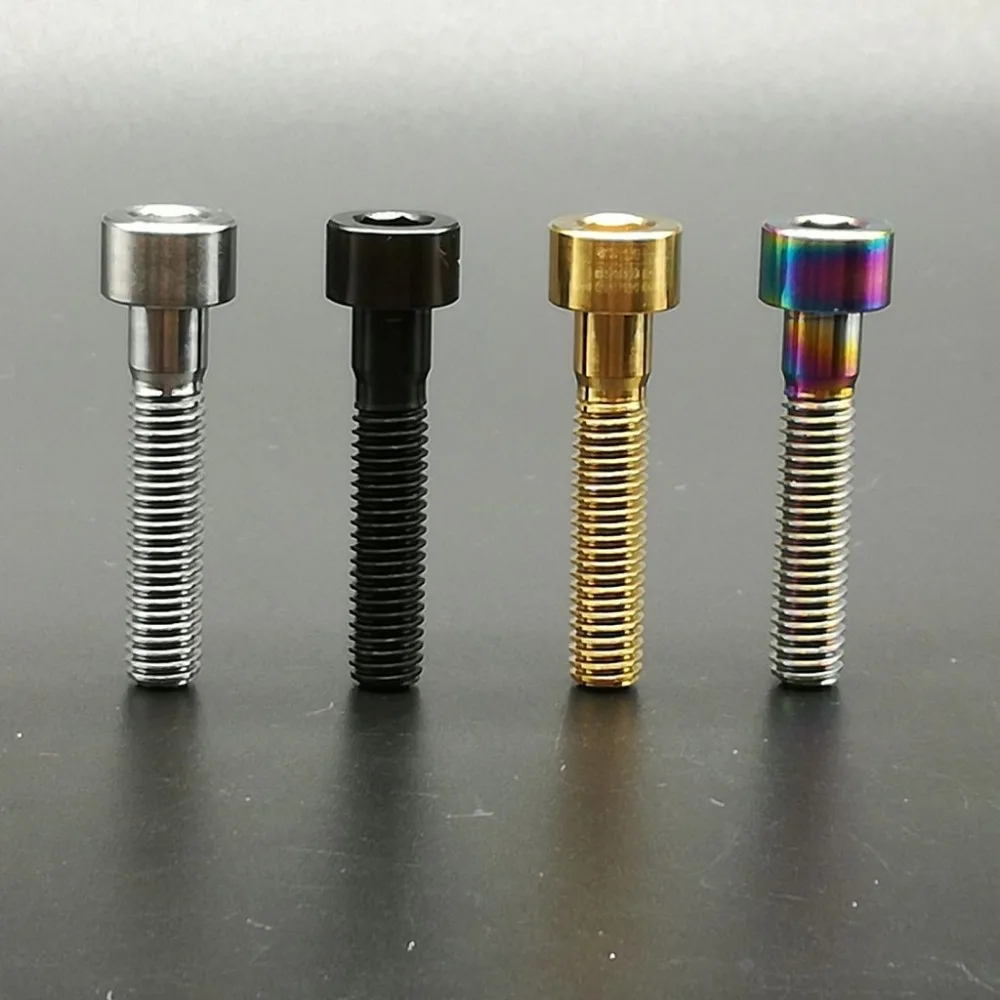 1pc M6x30 Titanium Ti Bolt Stigma Head Hex Allen Socket Bolt Screw Bicycle Screws for Headset Socket
1pc M6x30 Titanium Ti Bolt Stigma Head Hex Allen Socket Bolt Screw Bicycle Screws for Headset Socket