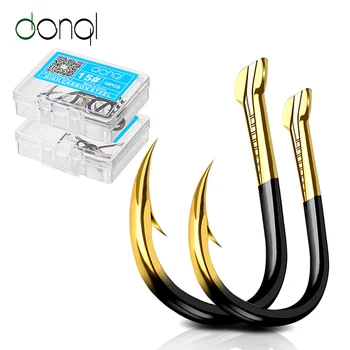 DONQL 10pcs/ Box Fishing Hooks Set Barbed Single Circle Fishhook Tungsten Steel Carp Fishing Hooks Sea Accessories Tackle
DONQL 10pcs/ Box Fishing Hooks Set Barbed Single Circle Fishhook Tungsten Steel Carp Fishing Hooks Sea Accessories Tackle