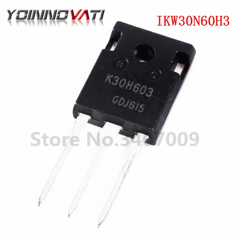 ТРАНЗИСТОР IGBT 247 в 30 А 600 Вт 5 шт. IKW30N60H3 K30H603 TO-187 | Обустройство дома