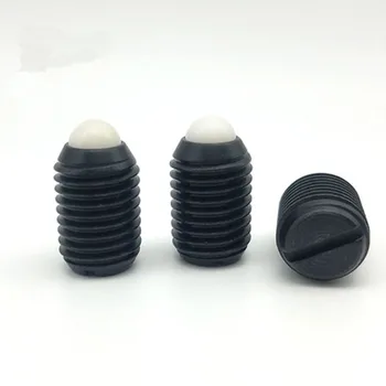 3pcs M6 Nylon head Slotted Ball plunger Set screw Spring positioning bead Wave beads bolt Carbon steel 10mm-25mm Length ZC103-2
3pcs M6 Nylon head Slotted Ball plunger Set screw Spring positioning bead Wave beads bolt Carbon steel 10mm-25mm Length ZC103-2