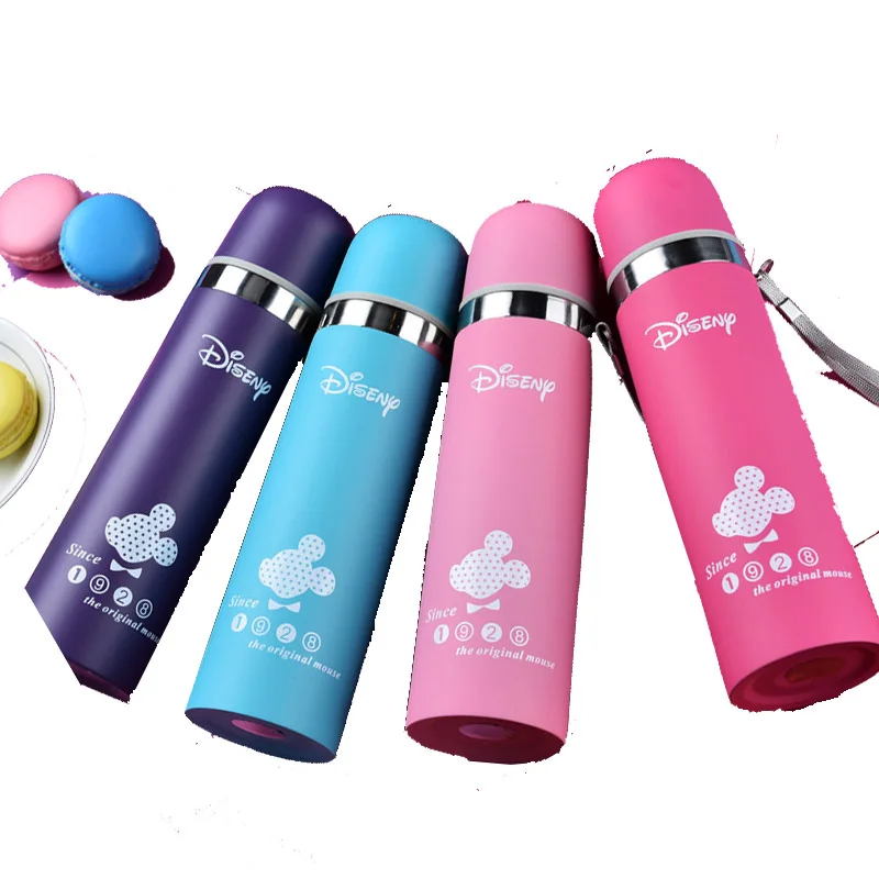 

Hot 500ml Cartoon Thermos Cup Thermo Mug Stainless Steel Kids Children Ladies Drink Water for Bottle Vacuum Flask Tumbler