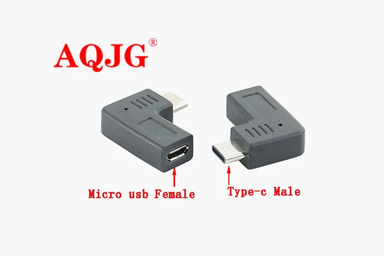 1Pc 90 Degree Type C Male To Micro USB Female Converter Adapter For Macbook Mobile Phone S8 Note8 data charging Connctor AQJG
1Pc 90 Degree Type C Male To Micro USB Female Converter Adapter For Macbook Mobile Phone S8 Note8 data charging Connctor AQJG
