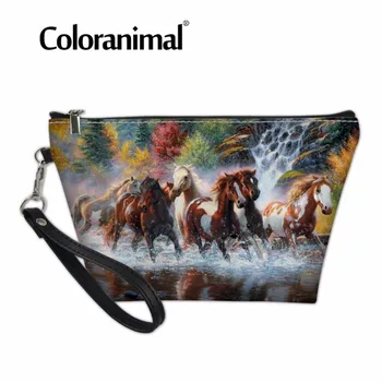 Coloranimal Women's Casual Mini Leather Cosmetic Case Hot Sale 3D Crazy Horse Print Organizer Toiletry PU Travel Bag Makeup Case
Coloranimal Women's Casual Mini Leather Cosmetic Case Hot Sale 3D Crazy Horse Print Organizer Toiletry PU Travel Bag Makeup Case