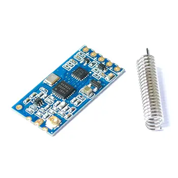 HC-12 SI4463 wireless microcontroller serial, 433 long-range, 1000M with antenna for Bluetooth
HC-12 SI4463 wireless microcontroller serial, 433 long-range, 1000M with antenna for Bluetooth