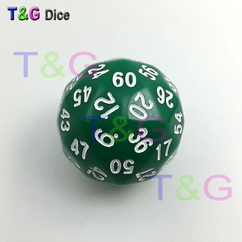 T&G High Quality Green Color D60 Dice
T&G High Quality Green Color D60 Dice