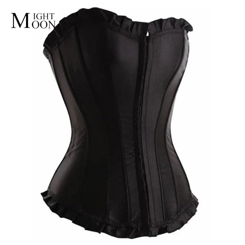 MOONIGHT Lowest Price Corsage Black Sexy Corset With G-String Waist Corsets Slimming Korsett For Women
MOONIGHT Lowest Price Corsage Black Sexy Corset With G-String Waist Corsets Slimming Korsett For Women