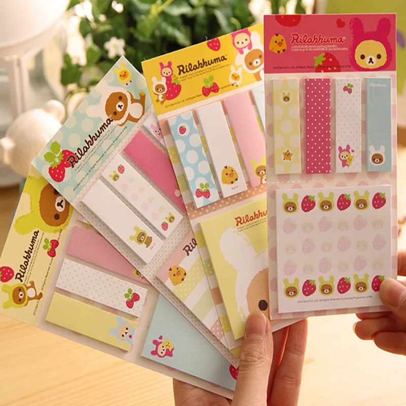 1PCS Lovely New Cartoon Rilakkuma Memo Notepad Note Book Memo Pads Sticky Notes Memo Set Gift Stationery Office Supplies
1PCS Lovely New Cartoon Rilakkuma Memo Notepad Note Book Memo Pads Sticky Notes Memo Set Gift Stationery Office Supplies