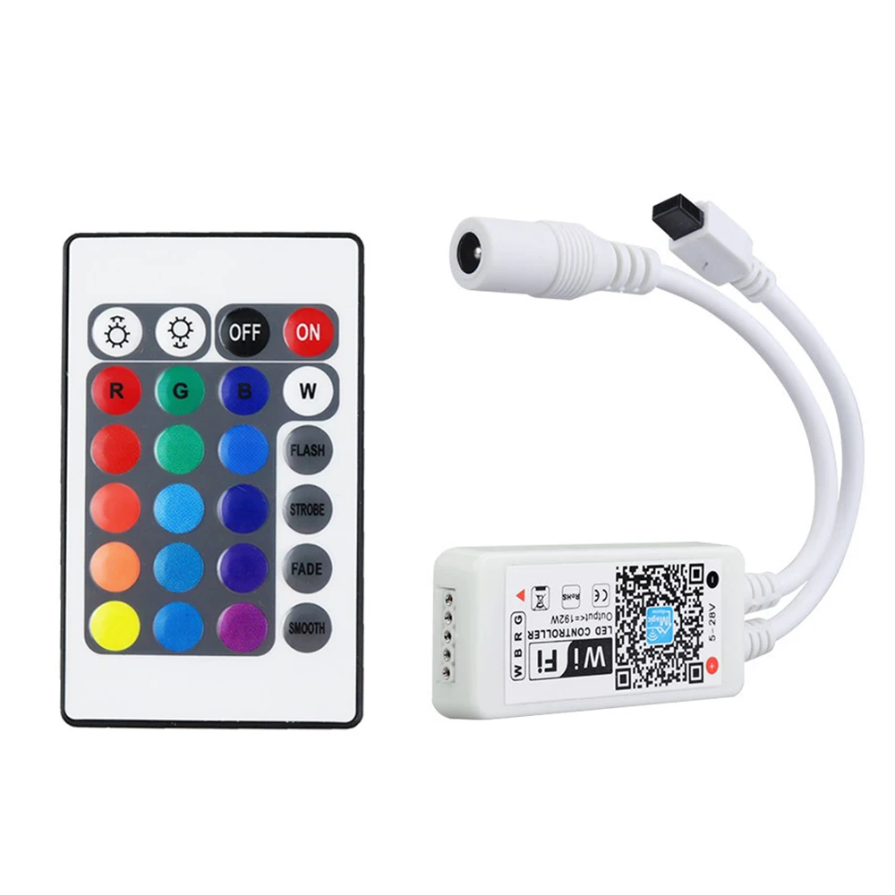 DC5V 12V LED Управление Экшн-камера с Wi-Fi подключением RGB/RGBW 24-мя клавишами