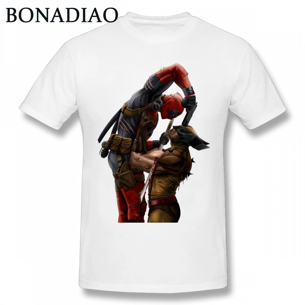 Novelty Deadpool VS Wolverine T Shirt Men Awesome Marvel Hero Dead Pool 2 T Shirt Harajuku Streetwear Camiseta
Novelty Deadpool VS Wolverine T Shirt Men Awesome Marvel Hero Dead Pool 2 T Shirt Harajuku Streetwear Camiseta