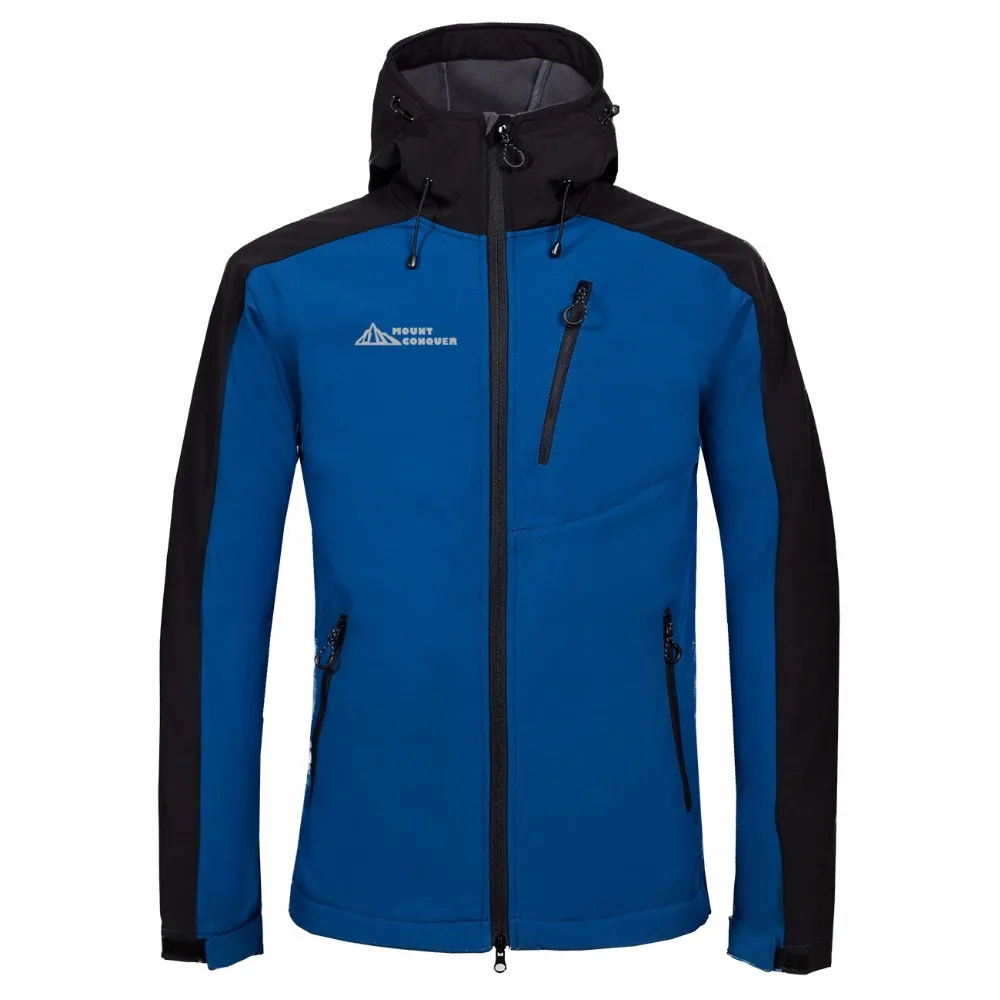 MOUNT CONQUER Softshell Fleece Men Hiking Jacket Outdoor Sport Wear Breathable Hard-wearing Climbing Windproof Coat
MOUNT CONQUER Softshell Fleece Men Hiking Jacket Outdoor Sport Wear Breathable Hard-wearing Climbing Windproof Coat