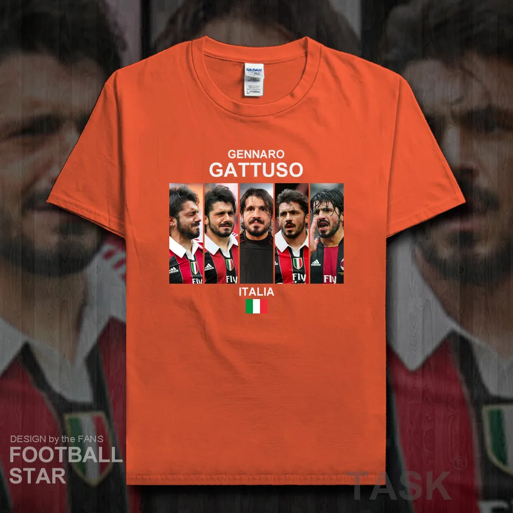 Gennaro Gattuso t shirt men jerseys Italy Milan footballer star tshirt cotton fitness t-shirt printed clothes summer tees new 20
Gennaro Gattuso t shirt men jerseys Italy Milan footballer star tshirt cotton fitness t-shirt printed clothes summer tees new 20