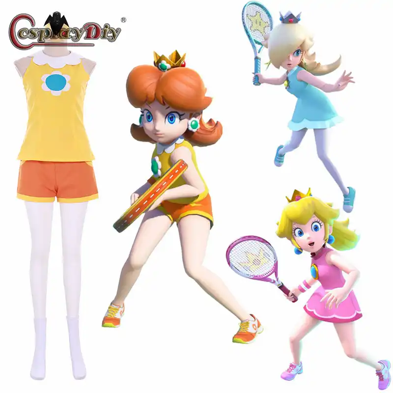 Косплей diy Mario Tennis Princess Peach Daisy Rosalina косплей костюм на Хэ...