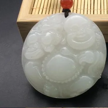 Natural white jade Buddha Pendant comparable Tuo Afghanistan Hetian jade Pixiu jade pendant + Pendant rope
Natural white jade Buddha Pendant comparable Tuo Afghanistan Hetian jade Pixiu jade pendant + Pendant rope