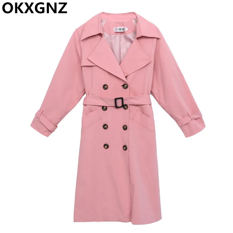 2019 New Fashion Autumn Women Casual Trench Coat Double-breasted Female Windbreaker Loose Large Size 4XL With Belt Outerwear 189
2019 New Fashion Autumn Women Casual Trench Coat Double-breasted Female Windbreaker Loose Large Size 4XL With Belt Outerwear 189