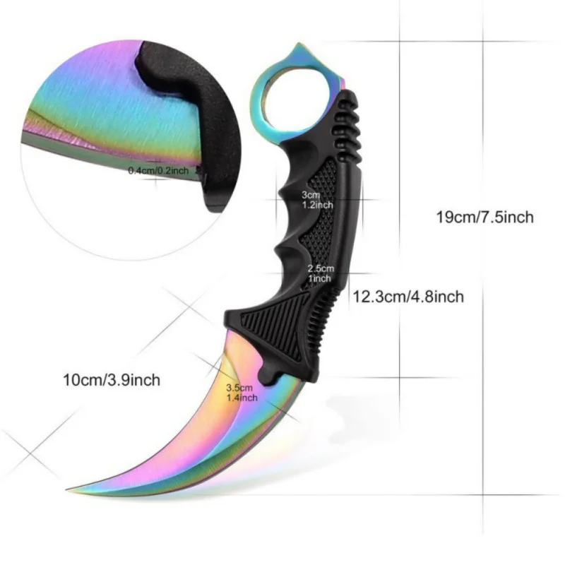 Survival Butterfly Knife Camping Hunting Knife Strike Knife CS GO Knives Camping Outdoor Decoration DIY Hand Tool
Survival Butterfly Knife Camping Hunting Knife Strike Knife CS GO Knives Camping Outdoor Decoration DIY Hand Tool