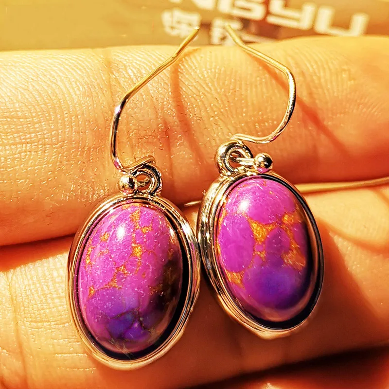 Fashion Vintage Natural Malachite Drop Earring Round Red Opals Stone Dangle Earrings for Women Boho Statement Jewelry Gift 2019
Fashion Vintage Natural Malachite Drop Earring Round Red Opals Stone Dangle Earrings for Women Boho Statement Jewelry Gift 2019