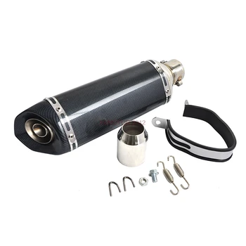 Exhaust Muffler with Removable DB Killer Fits for Street Sport Motorcycles and Scooters With 38-51mm Diameter Exhaust Pipes
Exhaust Muffler with Removable DB Killer Fits for Street Sport Motorcycles and Scooters With 38-51mm Diameter Exhaust Pipes