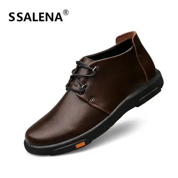 Men Winter Leather Ankle Boots Male Classic Lace Up High Top Shoes Autumn Winter Men Fashion Working Short Boots AA60537
Men Winter Leather Ankle Boots Male Classic Lace Up High Top Shoes Autumn Winter Men Fashion Working Short Boots AA60537