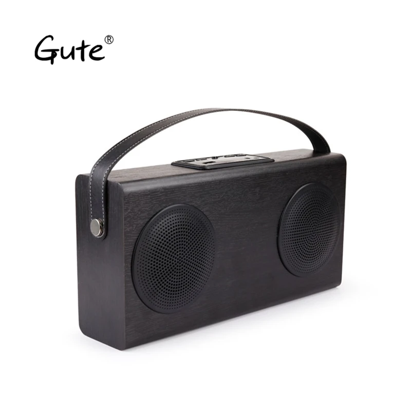 Gute solid wood speaker altavoz bluetooth wooden dual speakers 10W portable belt handle radio FM radyo Power Bank caixa de som
Gute solid wood speaker altavoz bluetooth wooden dual speakers 10W portable belt handle radio FM radyo Power Bank caixa de som