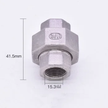 2pcs 3/8" Malleable Straight Union Coulping Pipe Fitting Stainless Steel SS304 F/F BSP
2pcs 3/8" Malleable Straight Union Coulping Pipe Fitting Stainless Steel SS304 F/F BSP