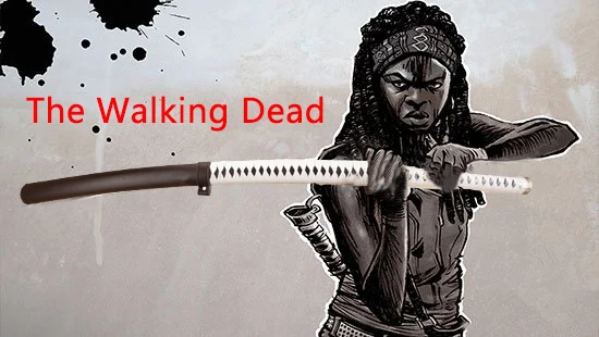 The Walking Dead Japanese Handmade katana samurai sword collection Folding steel Damascus Sharp Michonne
The Walking Dead Japanese Handmade katana samurai sword collection Folding steel Damascus Sharp Michonne