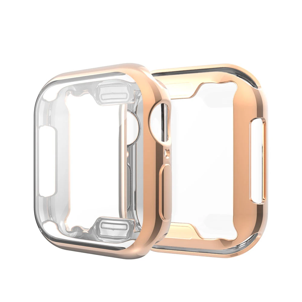 protector cover for apple watch band strap 4 case Iwatch 44mm/40mm silicone soft All-around shell Ultra-thin Electroplate frame
protector cover for apple watch band strap 4 case Iwatch 44mm/40mm silicone soft All-around shell Ultra-thin Electroplate frame