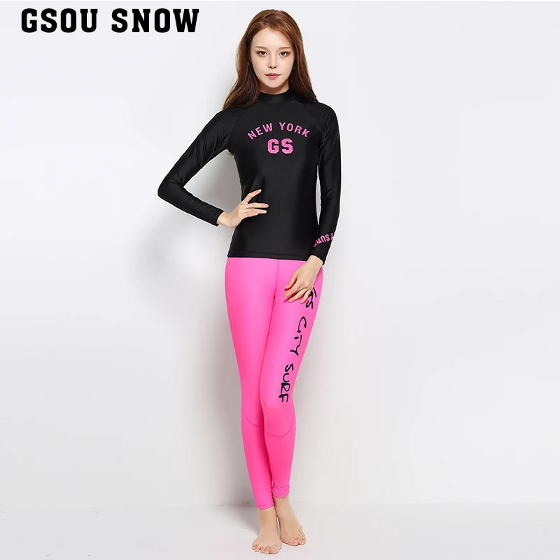 GS Women Surfing Wetsuits Two Piece Swimming Diving Rash Guard Swim Suit Long Sleeve Swimwear Surf maillot de bain femme 328
GS Women Surfing Wetsuits Two Piece Swimming Diving Rash Guard Swim Suit Long Sleeve Swimwear Surf maillot de bain femme 328