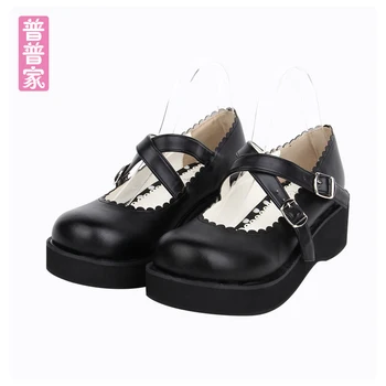 Princess sweet punk shoes COS animation LOLITA shoes with thick bottom buckle with Princess muffin student shoes women pu9606
Princess sweet punk shoes COS animation LOLITA shoes with thick bottom buckle with Princess muffin student shoes women pu9606