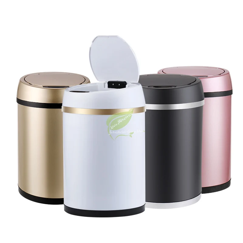 New Inductive Type Trash Can Smart Sensor Automatic Kitchen And Rubbish Bin Stainless Steel Waste Bin
New Inductive Type Trash Can Smart Sensor Automatic Kitchen And Rubbish Bin Stainless Steel Waste Bin