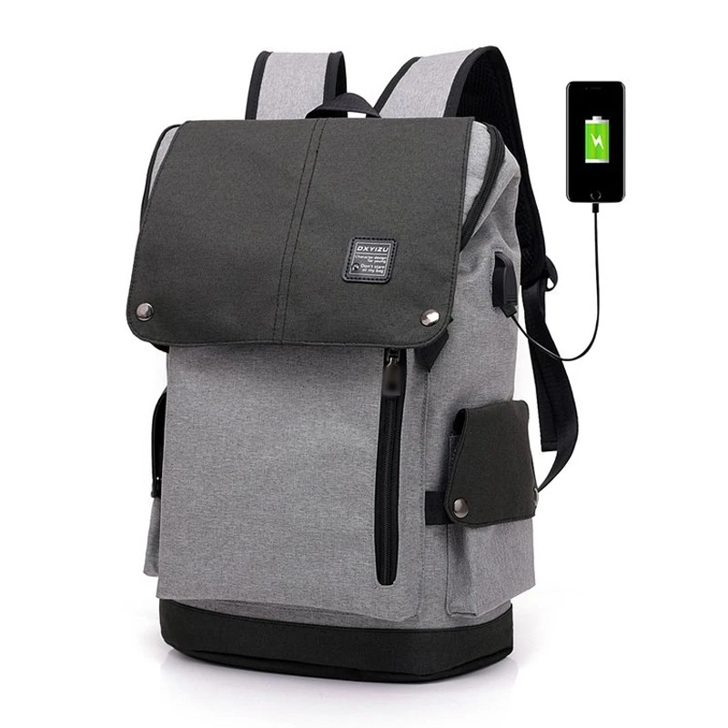 Multifunctional Laptop Male style Backpack USB Rechargeable travel backpack school rucksacks leisure for teenage Gray Bags 2018
Multifunctional Laptop Male style Backpack USB Rechargeable travel backpack school rucksacks leisure for teenage Gray Bags 2018
