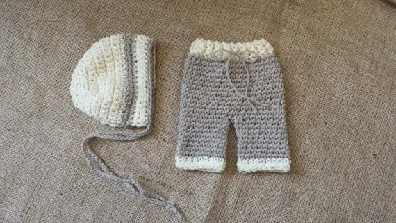 free shipping,Crochet Baby Pants with Bonnet set, Newborn hat,baby crochet Beanies - white,gray.Newborn Photo prop 100% cotton
free shipping,Crochet Baby Pants with Bonnet set, Newborn hat,baby crochet Beanies - white,gray.Newborn Photo prop 100% cotton