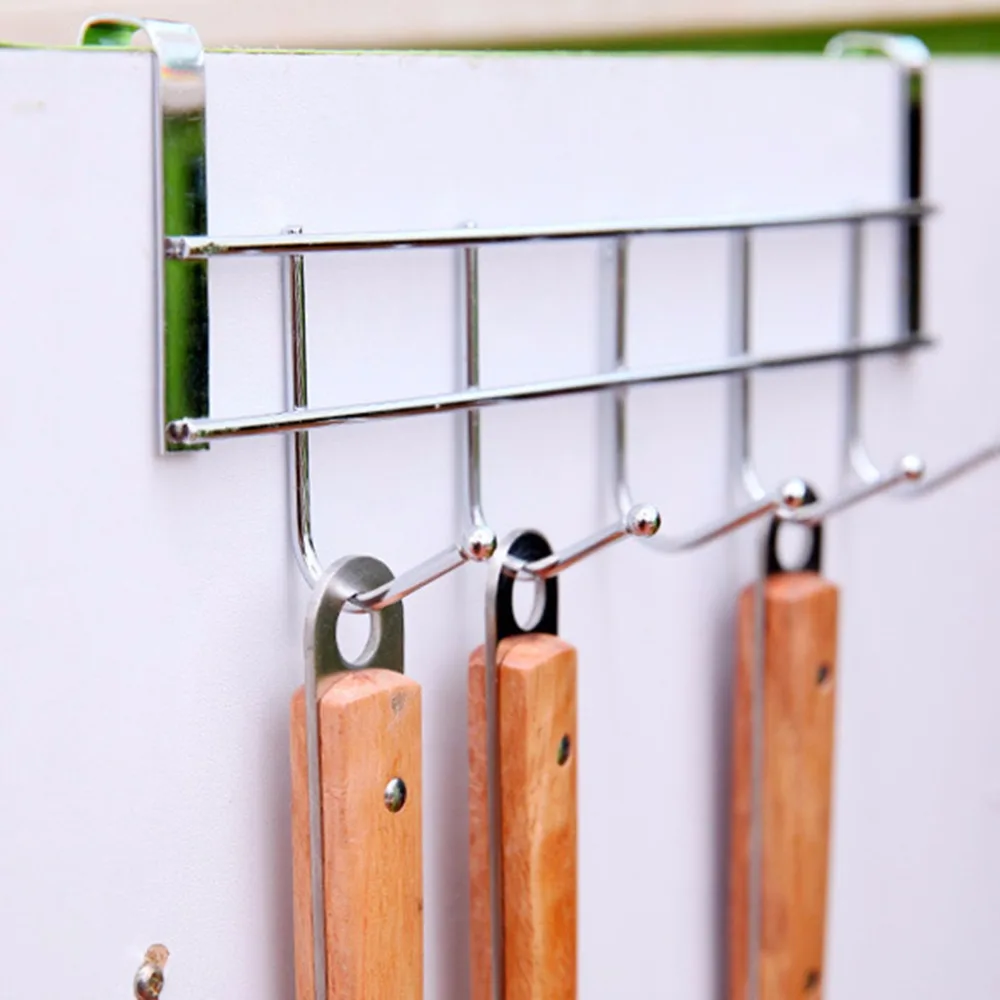1 pc 5 Hooks Stainless Steel Clothes Hooks Door Bathroom Kitchen Cabinet Draw Bedroom Towel Hanger hanging Loop Organizer 2018
1 pc 5 Hooks Stainless Steel Clothes Hooks Door Bathroom Kitchen Cabinet Draw Bedroom Towel Hanger hanging Loop Organizer 2018