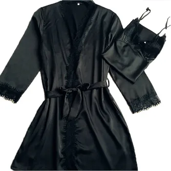 new design women's robe & gown set free shipping 2017 spring summer plus size bathrobe & mini nightdress 2 pcs sleepwear set hot
new design women's robe & gown set free shipping 2017 spring summer plus size bathrobe & mini nightdress 2 pcs sleepwear set hot