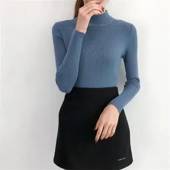 2019 new hot sale women's spring autumn Candy colored bottom sweater shirt women slim knitted sweaters
2019 new hot sale women's spring autumn Candy colored bottom sweater shirt women slim knitted sweaters