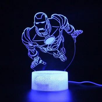 Led Light Projection Night Light 3D Lamp Marvel Heroes Avengers Endgame Figure Iron Man Table Lamp 
Led Light Projection Night Light 3D Lamp Marvel Heroes Avengers Endgame Figure Iron Man Table Lamp