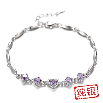 Fashion 925 Silver Bracelet for Ladies, Couples and Girls Jewelry Korean Sweet Hand Jewelry Valentine's Day Gift
Fashion 925 Silver Bracelet for Ladies, Couples and Girls Jewelry Korean Sweet Hand Jewelry Valentine's Day Gift