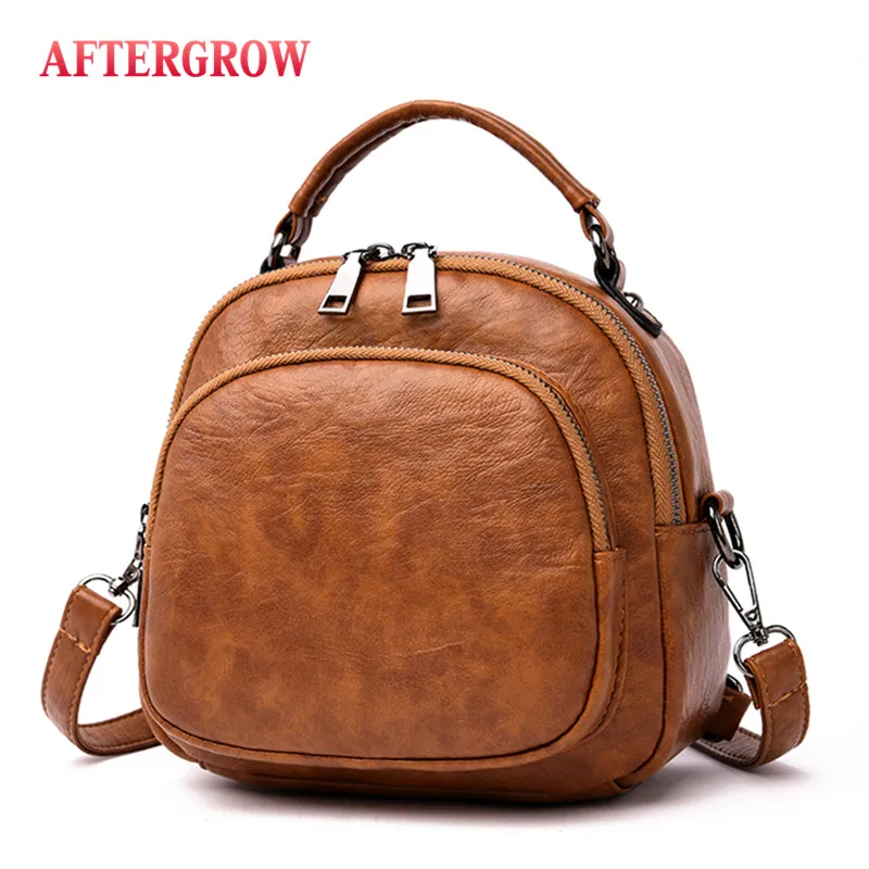 New Summer Small Backpack Female Retro PU Leather Multi-function Casual Travel Women Backbag Teenage Girl Diagonal Shoulder Bag 
New Summer Small Backpack Female Retro PU Leather Multi-function Casual Travel Women Backbag Teenage Girl Diagonal Shoulder Bag