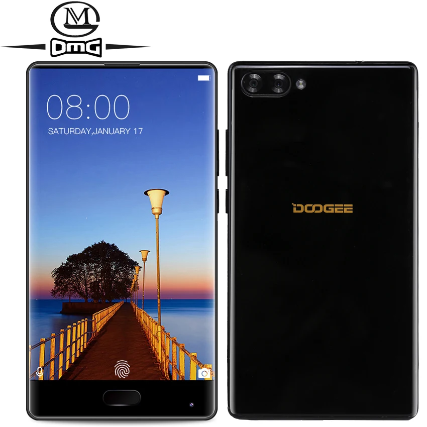 

Original Doogee Mix Mobile Phone 5.5" IPS Helio P25 Octa Core 4GB/6GB RAM 64GB ROM 8MP 16MP Dual Cameras Fingerprint Smartphone