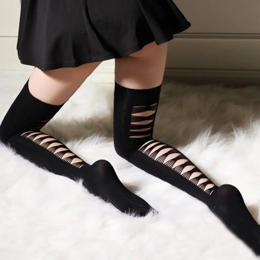 Elegant Women Sexy Hole Halved Belt Thigh High Stockings Thigh Highs Hosiery plus size feminino
Elegant Women Sexy Hole Halved Belt Thigh High Stockings Thigh Highs Hosiery plus size feminino