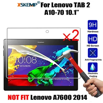 XSKEMP 2Pcs/Lot Screen Protector Cover Film For Lenovo Tab 2 10.1 (A10-70F A10-70LC 2016) Tablet 9H HD Tempered Glass Protective
XSKEMP 2Pcs/Lot Screen Protector Cover Film For Lenovo Tab 2 10.1 (A10-70F A10-70LC 2016) Tablet 9H HD Tempered Glass Protective