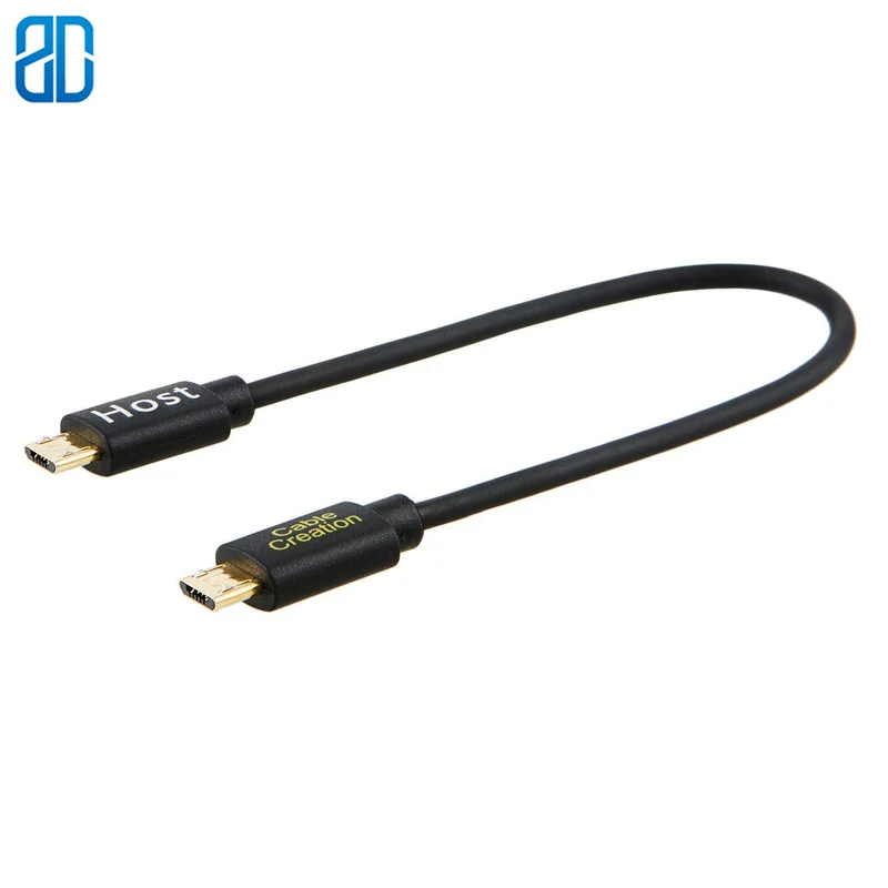 Micro USB 2.0 To Micro USB OTG Cable Male To Male with DJI Spark and Mavic, PS4, Android Phone and Tablet, DAC and More,8 Inch
Micro USB 2.0 To Micro USB OTG Cable Male To Male with DJI Spark and Mavic, PS4, Android Phone and Tablet, DAC and More,8 Inch