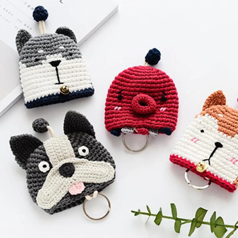Kids Girls Cartoon Mini Key Wallet Holders Bags Fashion Drawstring Keychain Holder Hand-woven Cute Key Holders
Kids Girls Cartoon Mini Key Wallet Holders Bags Fashion Drawstring Keychain Holder Hand-woven Cute Key Holders
