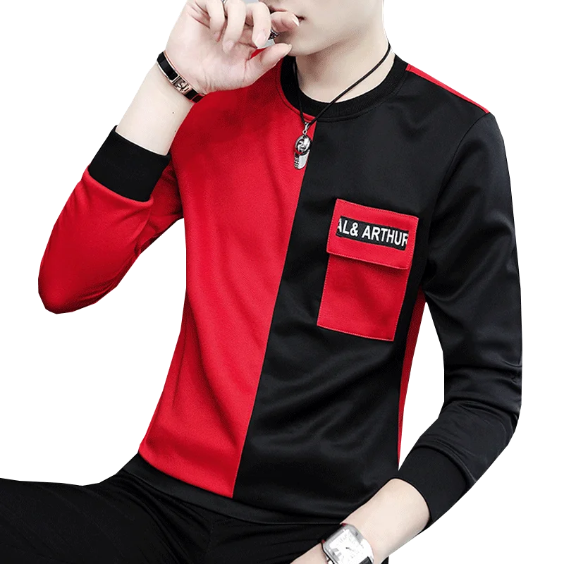 23 models T-shirt male long sleeve autumn clothes winter velvet warm top personality trend clothes Korean version of clothing
23 models T-shirt male long sleeve autumn clothes winter velvet warm top personality trend clothes Korean version of clothing