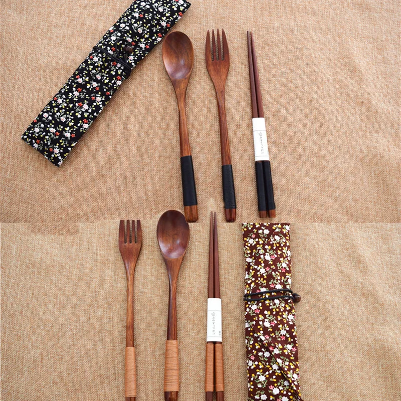 3 Pieces In 1 Set Asian Style Nature Wood Dinnerware Chopsticks Spoon Fork Wrapped Wire Handmade With Floral Cloth Pack
3 Pieces In 1 Set Asian Style Nature Wood Dinnerware Chopsticks Spoon Fork Wrapped Wire Handmade With Floral Cloth Pack