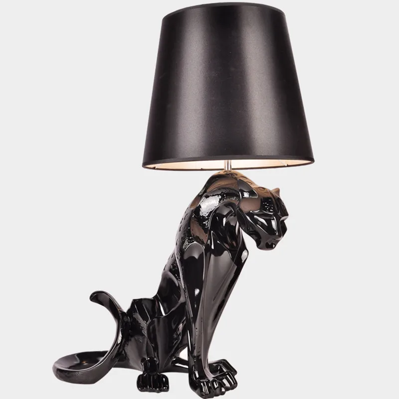 Resin leopard head table lamp modern decoration fashion personality creative bedroom dining room light TA08
Resin leopard head table lamp modern decoration fashion personality creative bedroom dining room light TA08