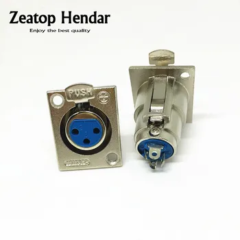 50Pcs High Quality 3 Pin XLR Female Square Jack Socket Panel Mount Connector XLR Converter Adapter Metal
50Pcs High Quality 3 Pin XLR Female Square Jack Socket Panel Mount Connector XLR Converter Adapter Metal